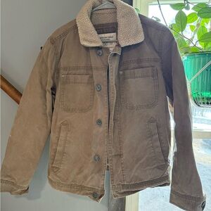 American Eagle Tan Sherpa Jacket